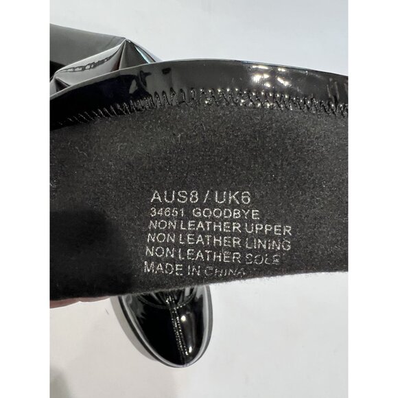 Windsor Smith Goodbye Patent Platform Boots in Black - Picture 9 of 9